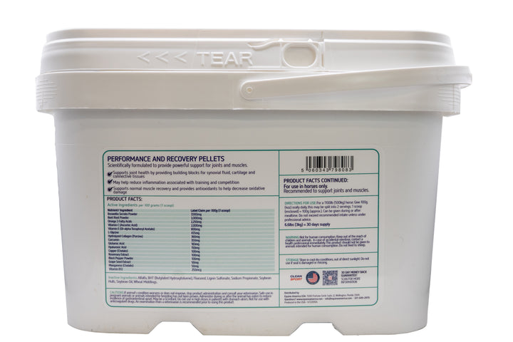 Performance & Recovery Pellets