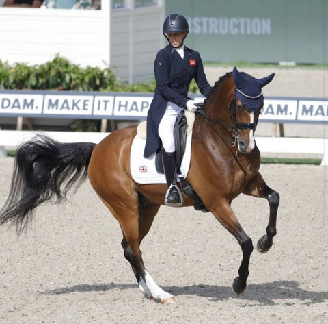 Lisa Marriott dressage canter pirouette