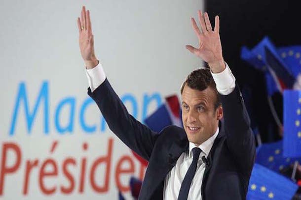 Emmanuel Macron élu président de la République française