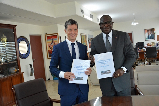 Signature d’une convention de partenariat entre Winwin Afrique et le ministère ivoirien des Sports