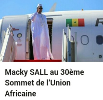 Macky SALL au 30ème Sommet de l’Union Africaine
