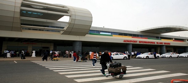 Aéroport International Blaise Diagne de Dakar.