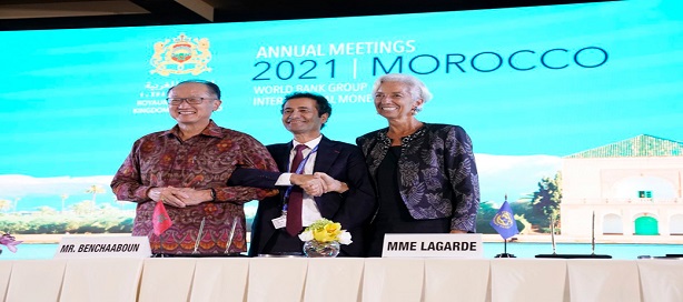 La Banque mondiale et le FMI au Maroc pour préparer les assemblées annuelles de 2021 à Marrakech.
