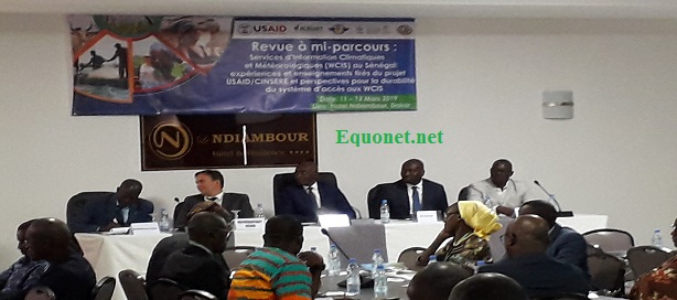 Atelier de réflexion sur la pérennisation de l’utilisation des services d’information climatique et météorologique au Sénégal