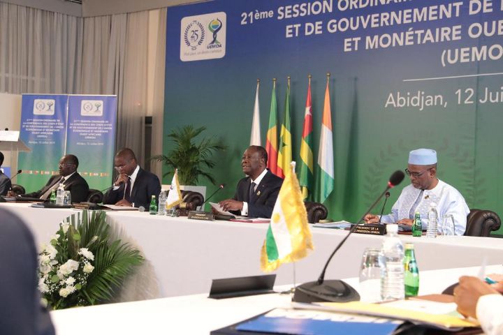 Conférence des chefs d'Etat de l'Uemoa à Abidjan.