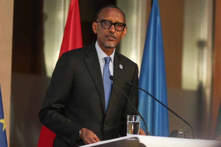 Paul Kagamén président République du Rwanda.