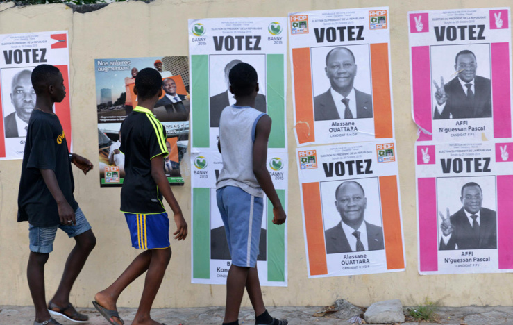 Election présidentielle en Côte d'Ivoire.