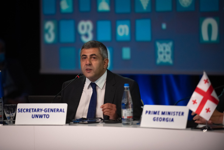 le secrétaire général Pololikashvili élu à la tête de l’Omt pour quatre années supplémentaires.