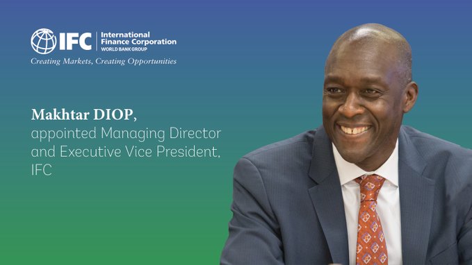 Nommé hier à la tête de l’Ifc, Makhtar Diop prendra fonction le 1er mars 2021.