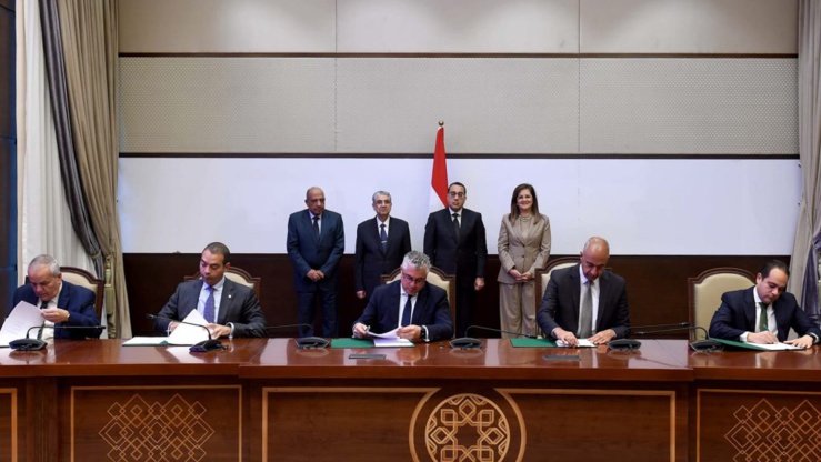 Cérémonie de signature d'un protocole d'accord (MoU) avec le gouvernement égyptien en vertu duquel il explorera le potentiel d'établissement d'une nouvelle installation de production d'hydrogène vert dans le pays.