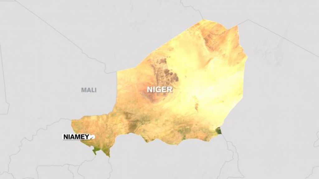 Carte du Niger. Photo : AFP/VNA/CVN