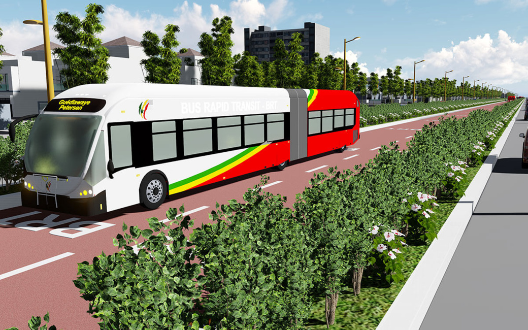 transports urbains sénégal : cinq raisons de saluer l'arrivée du bus rapide transite, brt, dakar