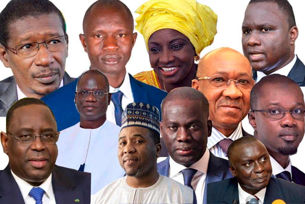 Candidatures présidentielle Sénégal 2024.