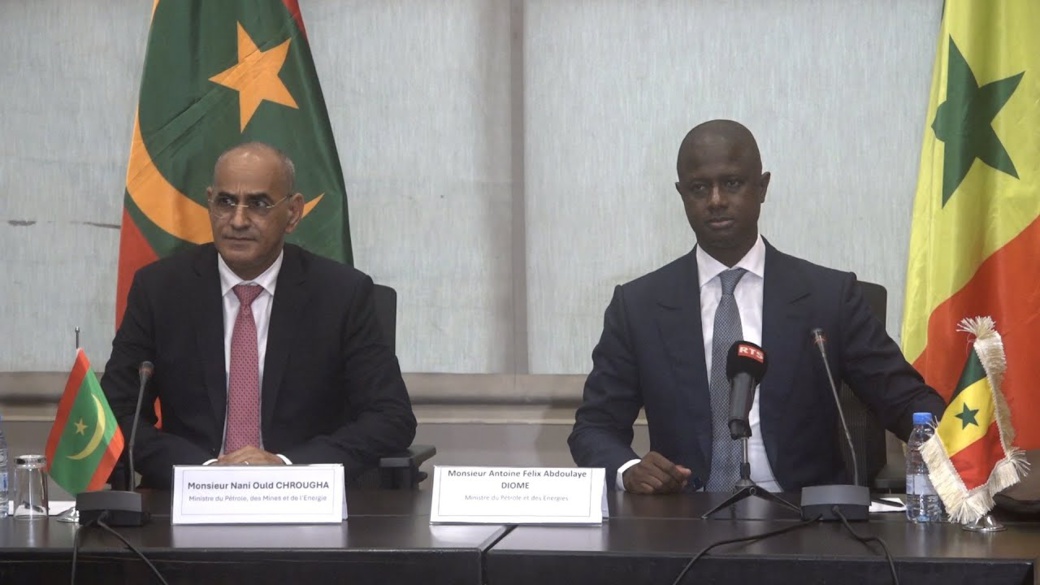 Le ministre des énergies et du pétrole, Antoine Félix Abdoulaye Diome, s’est entretenu ce vendredi, lors d’une séance de travail, avec son homologue mauritanien, Nany Ould Chrougha.