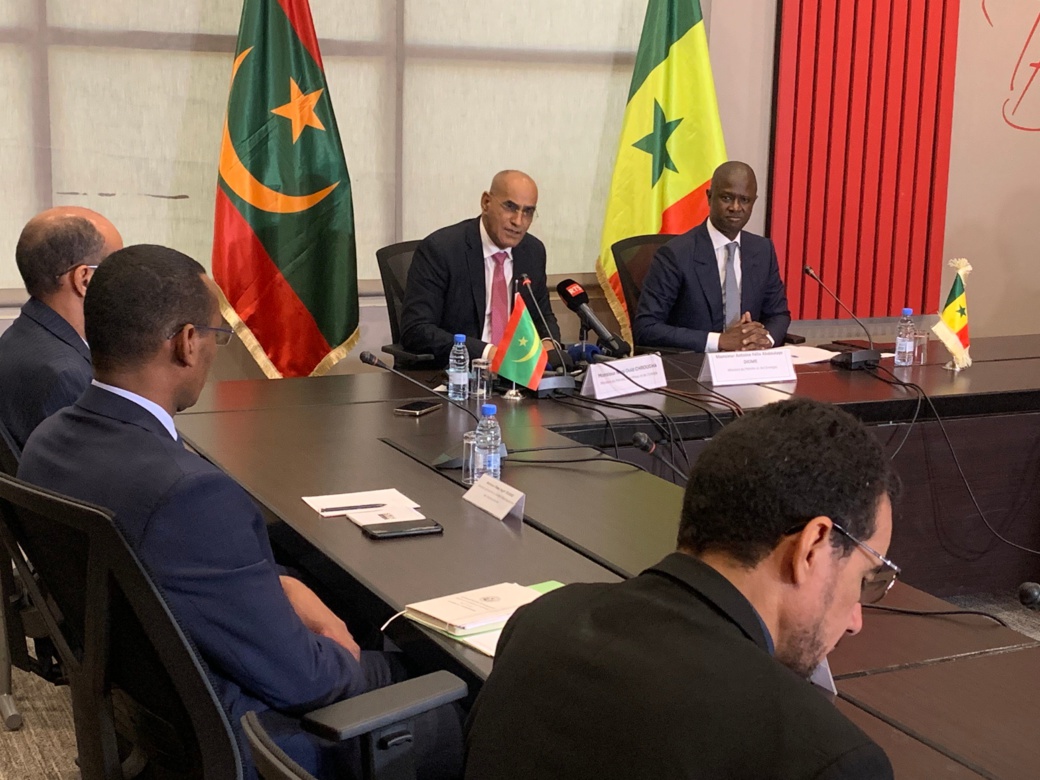 Réunions de travail, tenues à Dakar les 18 et 19 janvier 2024 entre le Sénégal et la Mauritanie sur le projet GTA.