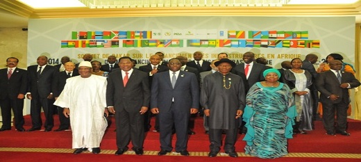 Les chefs d'Etat lors d'un sommet du Nepad à Dakar.