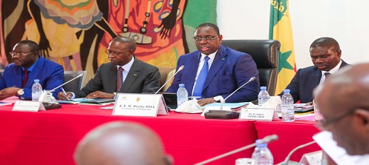 Sénégal : communiqué du conseil des ministres du 10 février 2016
