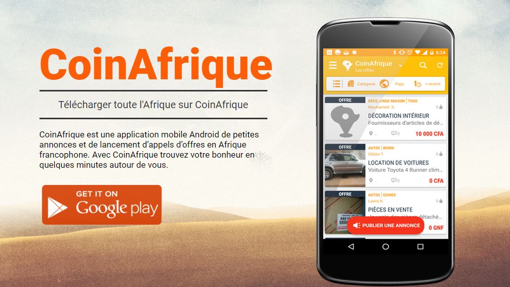 Levée de fonds pour le financement pourstart-up : le CoinAfrique récolte 2,5 millions d’euros 