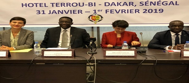 A gauche, la cheffe de la délégation de l’Union européenne (UE) au Sénégal, l’ambassadrice Irène Mingasson.