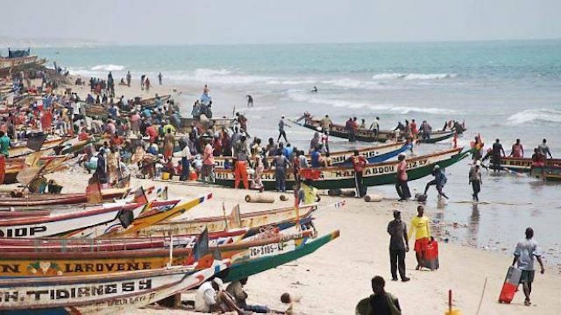 Débarquement de la pêche sénégalaise