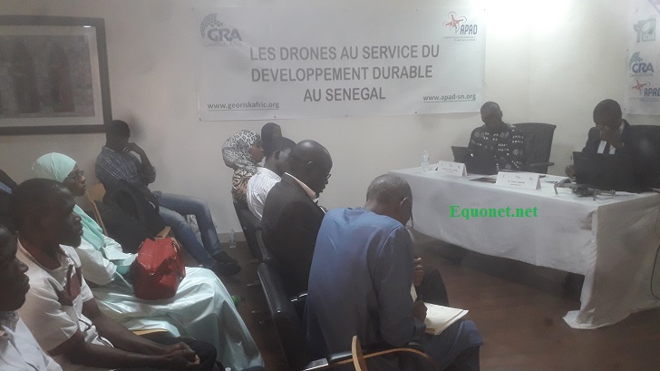 Lancement de l'académie des drones au Sénégal.