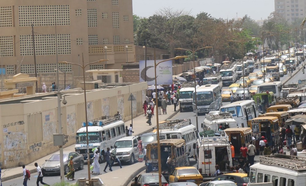 Embouteillage à Dakar.