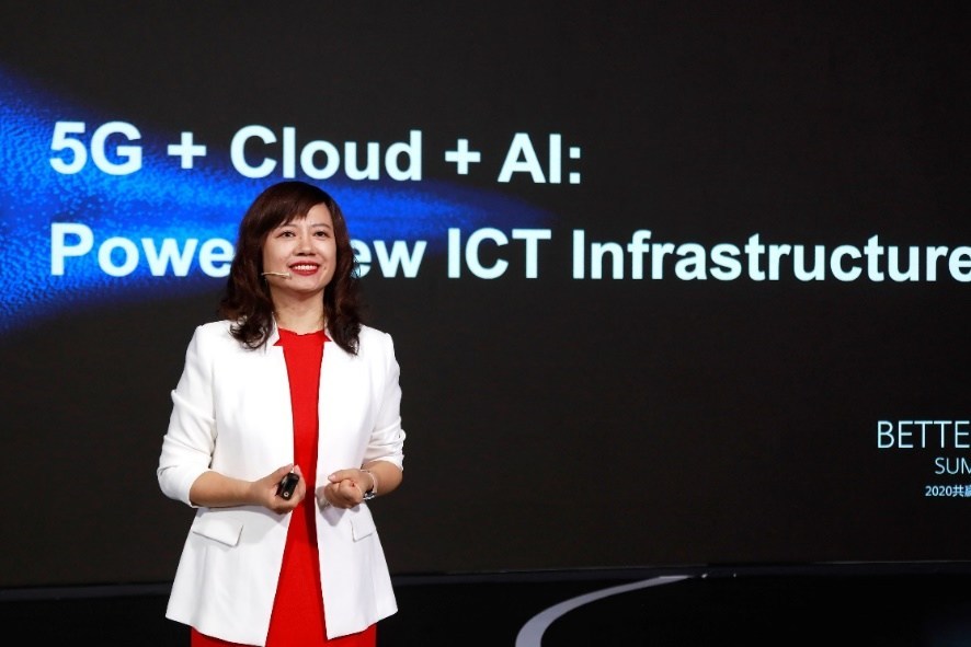 Jacqueline Shi, présidente du département International Cloud & AI Business de Huawei