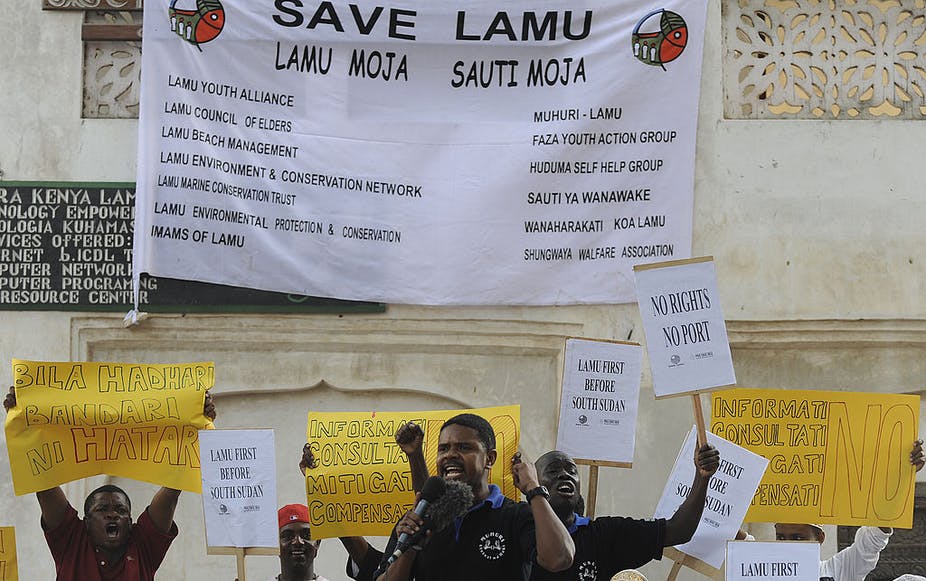 Les résidents de Lamu, au Kenya, accusent le gouvernement d'ignorer leurs préoccupations et d'aller de l'avant avec la construction d'un immense port.
