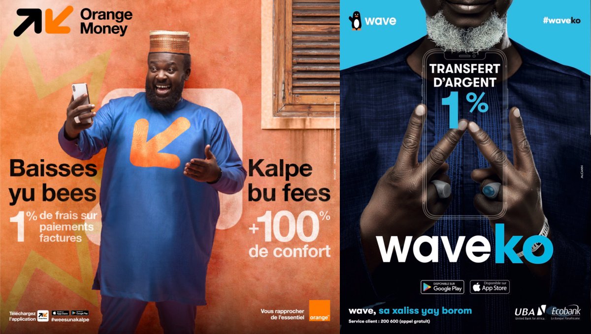 Wave et Orange money