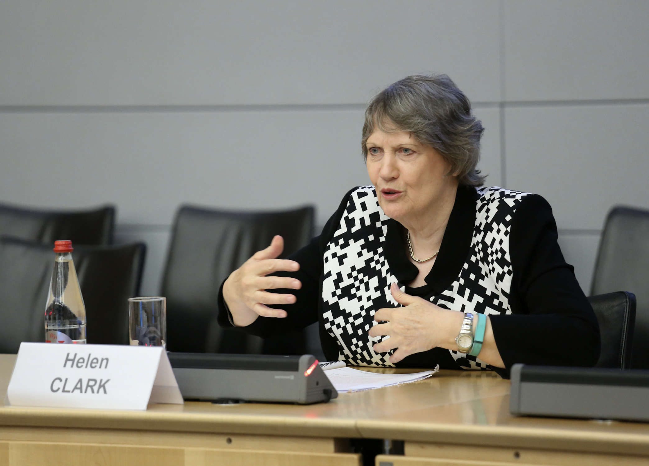 Helen CLARK, Présidente du Conseil d'administration de l'ITIE.