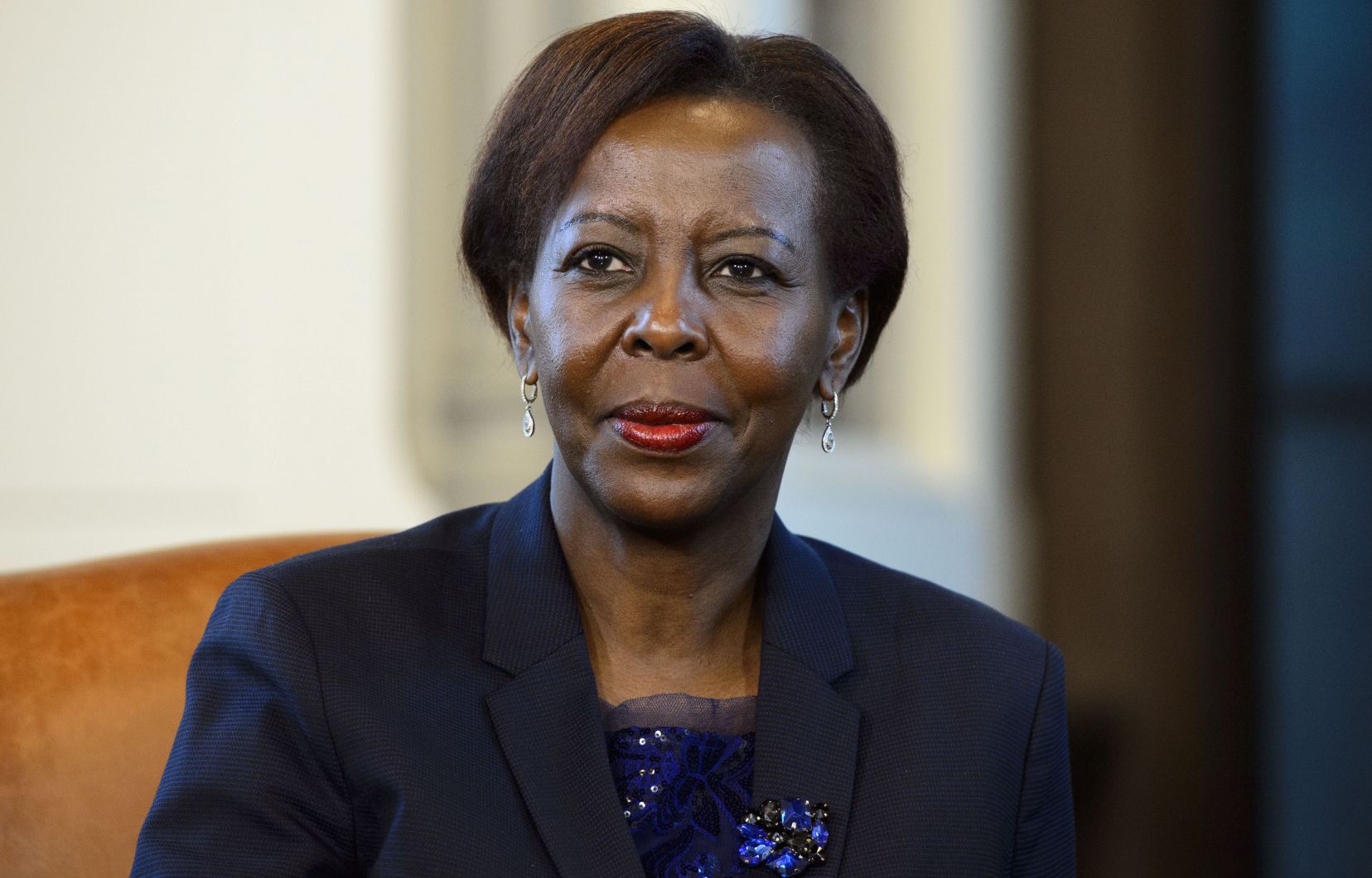 La secrétaire général de la Francophonie, Louise Mushikiwabo.