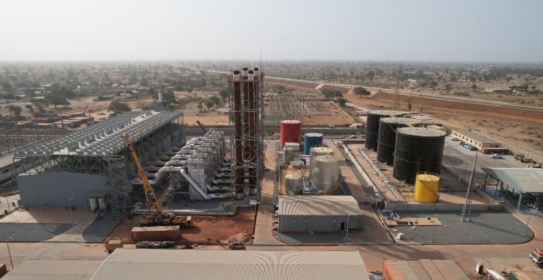 la centrale électrique de 130 mw de malicounda melec située à mbour, au sud de dakar, senegal.