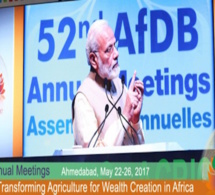 52 ASSEMBLEES ANNUELLES DE LA BAD : Le Premier ministre indien loue les relations qu’entretient son pays avec l’Afrique