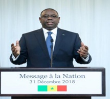 Message à la nation du président Macky sall à l'occasion du nouvel an 2019