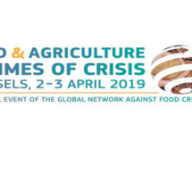 Lancement de l’édition 2019 du Rapport mondial sur les crises alimentaires et événement de haut niveau sur la prévention des crises futures