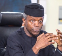 le vice-président nigérian osinbajo exige le droit pour l'afrique de fabriquer ses propres vaccins et d'utiliser du gaz pour sortir des carburants sales