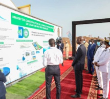 lancement officiel des travaux de construction de l’usine de dessalement de l’eau de mer des mamelles, dakar, sénégal